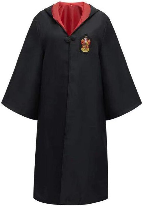Harry Potter cosplay kostym magisk rock kläder tillbehör vuxna barn skoluniform halloweenkappa 2XL black