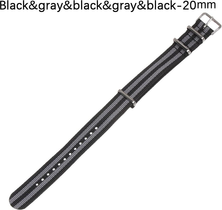 18 20 22 mm slitstark, justerbar sportögla klockarmband, byte av klockarmband Nylonvävarmband 20mm