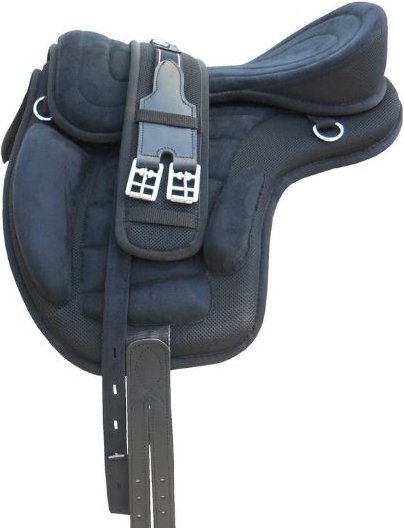 WILD RACE Freemax Bomlös Sadel, Finns i 13 Färger 9 Storlekar 16.5 inch svart