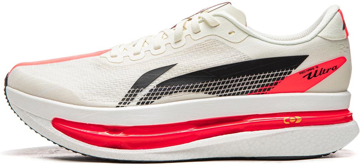 Li Ning Red Hare 9 ULTRA Dämpning Halkskydd Slitstarka Lätta Återstuds Låga Löparskor Herr ARPW007-2 41 vit