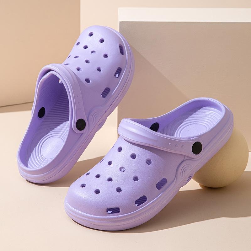 Lätta Perforerade Skor för Unisex Anti-halk Sommarsandaler Utomhusskor 40-41 white