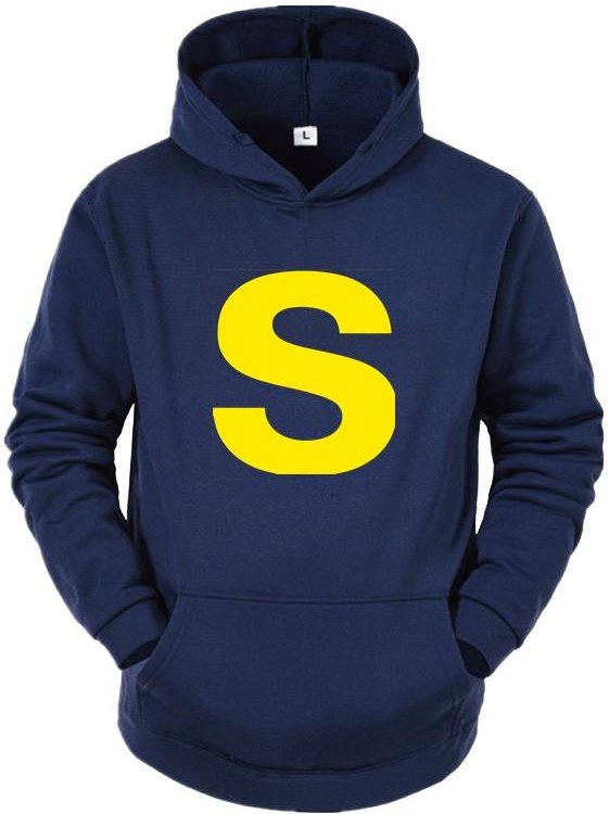 Ny Höst/Vinter Alvin & Gänget Moderiktiga Unisex Casual Sportkläder Herrhuvtröja Halloweenkostym L marinblå färg