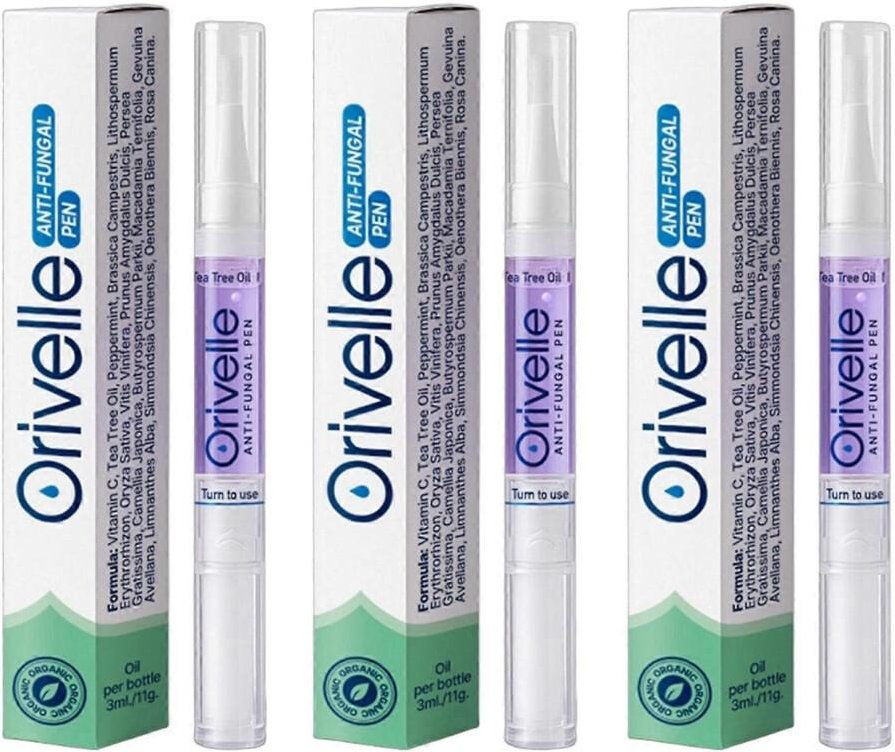 (3 st) 1-3 st Nagel svamp penna, Nagel svampbehandling penna med tea tree olja, Svampnagel reparationspennor för skadade naglar 1pcs