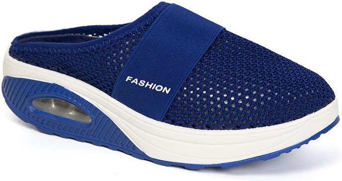 Damtofflor Premium tofflor Vintage Anti-halk Casual Kvinnlig Platform Retro Skor Plus Size ortopediska sandaler 35 blue