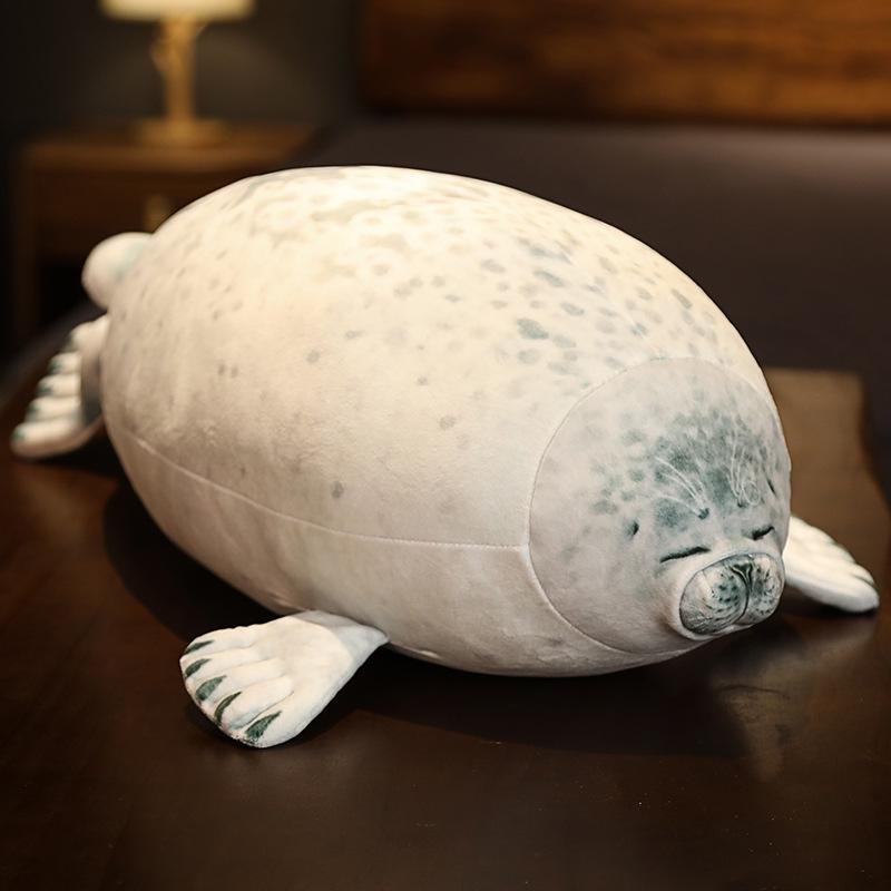 20/30/40 cm Seal Kudde Kaiyukan Populär Soft Seal Doll Aquarium Plyschleksak 40cm beige