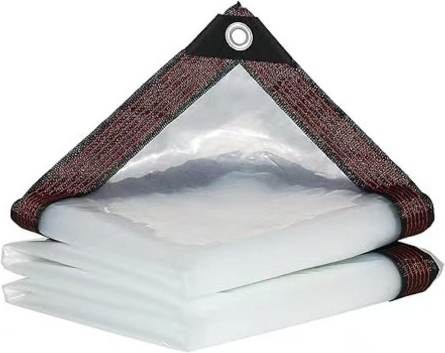 Snösäker Vattentät Presenning Dammtät Regnsäker Duk Transparent Regnskydd Verandatak 2x3m transparent