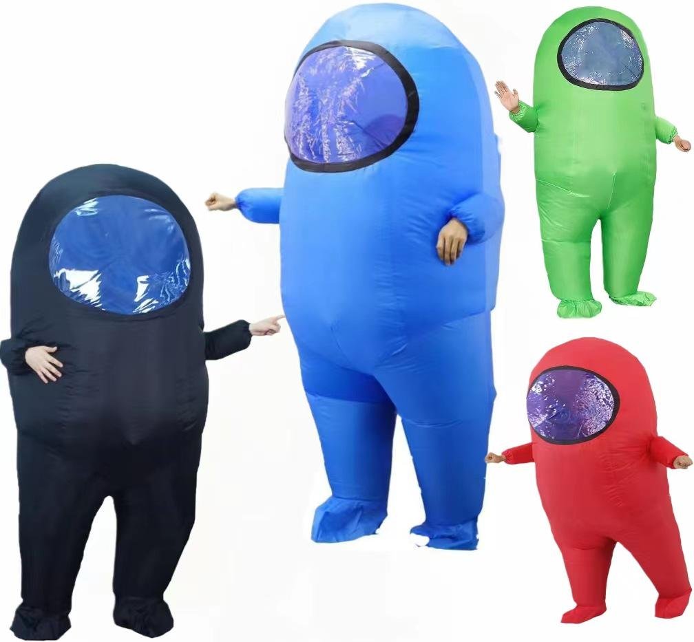 Halloween Astronaut Uppblåsbar Cosplay Varulvskostym Child orange