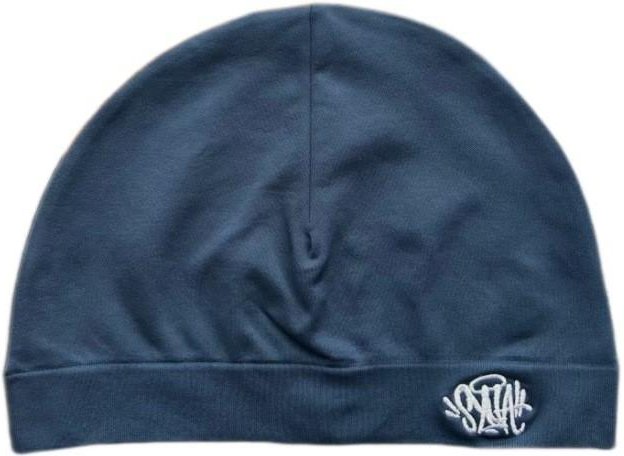 Retro stickad mössa med vind- och snabbtorkande egenskaper för entusiaster av urban stil Blue White gray