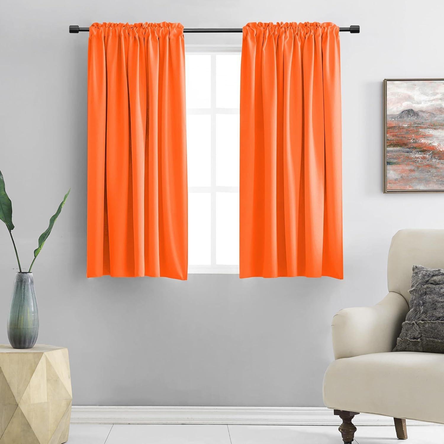 Moderna enfärgade mörkläggningsgardiner energibesparande termiskt isolerade rumsförmörkande draperier för sovrum vardagsrum 96X114cm/pc