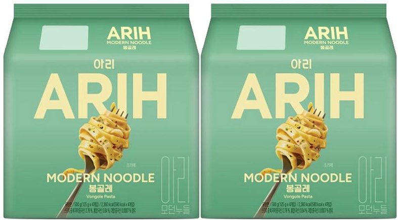 Paldo BTS Nudlar [ARIH] Moderna Nudlar Koreanska Stekta Nudlar 1 Förpackning (4 st) 125g~140g (7 Smaker, 18 Alternativ) #Vongole Pasta 2Pack (8pcs)