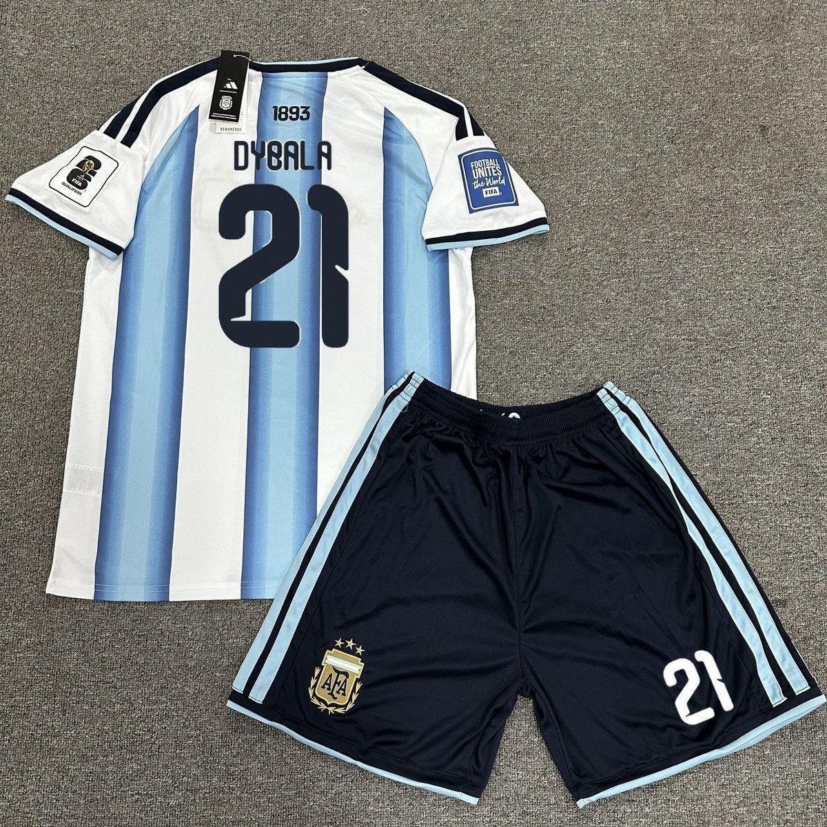 Argentina VM 2026 Tröja Fansversion samma stil Fotbollströja 20
