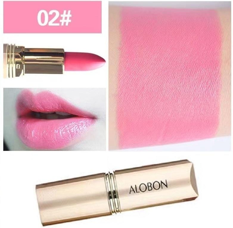 Läppstift Vattentätt Långvarigt röda läppstift Resistant Rose Lip Stick Velvet Lipstic Kosmetisk flicka Makeup 2# white