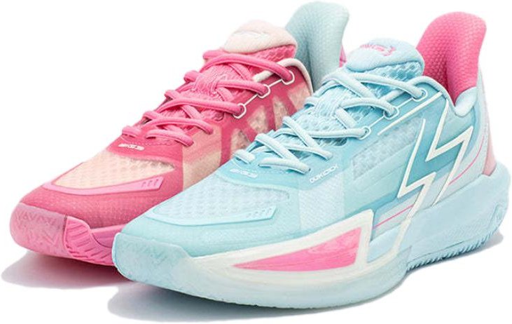 361 Degrees BIG3 4.0 Quick Reverse Unisex Sneakers Blå Rosa 672321105-6 41 white