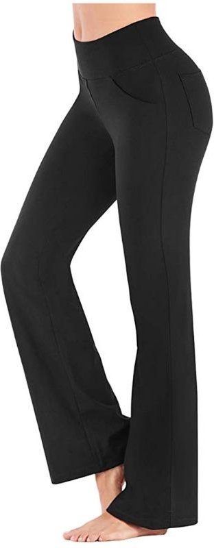 Dambyxa Bootcut Yoga Hög Midja Utsvängda Ben Tummy Control Byxor M