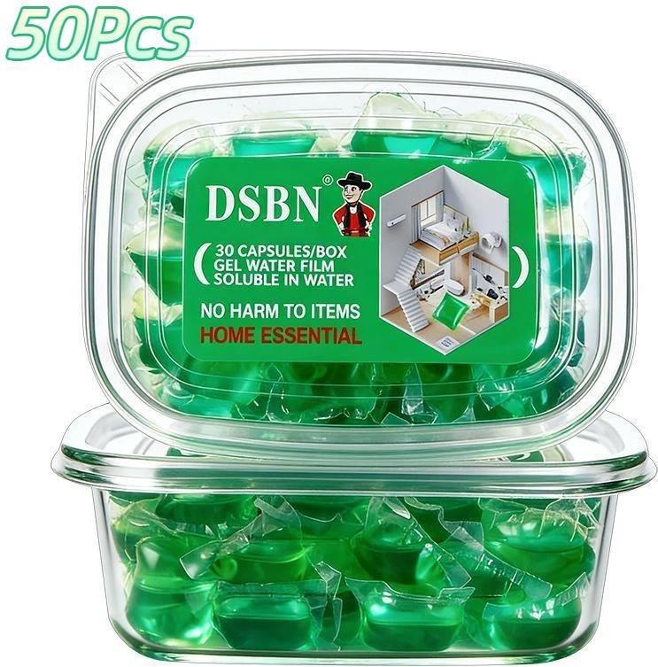 Luktborttagning Avloppsrengöring Doftande Gel Luftfräschare För Diskbänkar Avlopp Gel Vattenfilm Löslig i Vatten För Kök För Badrum 50Pcs grön