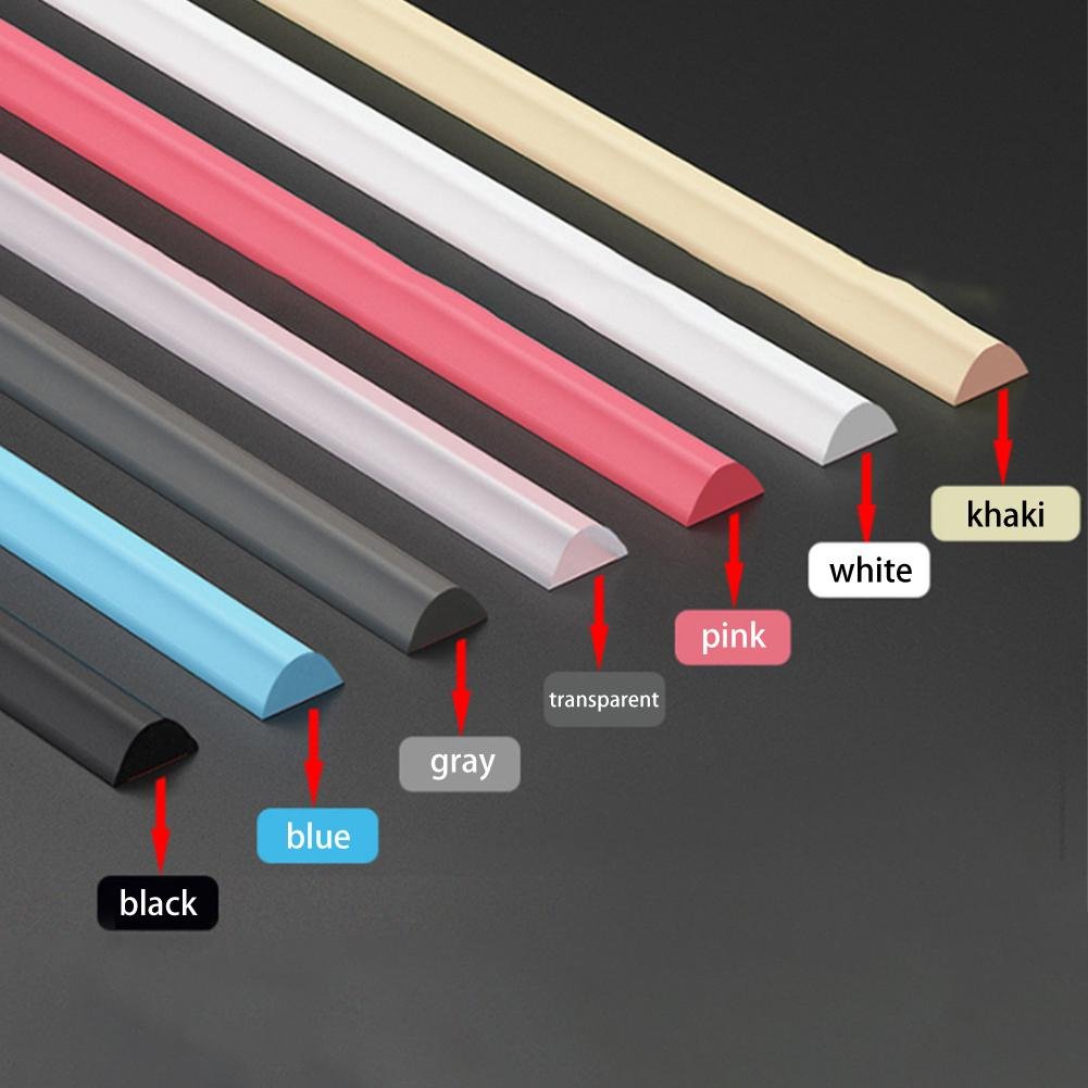 Effektiv retentionsvattenremsa för kantlösa duschar Lång och flexibel white 100cm