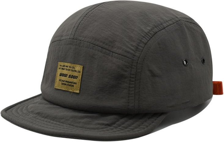 Keps med kort skärm, anknäbb, mångsidig, retro, solhatt, sommar, mjuk topp, basebollkeps grå färg