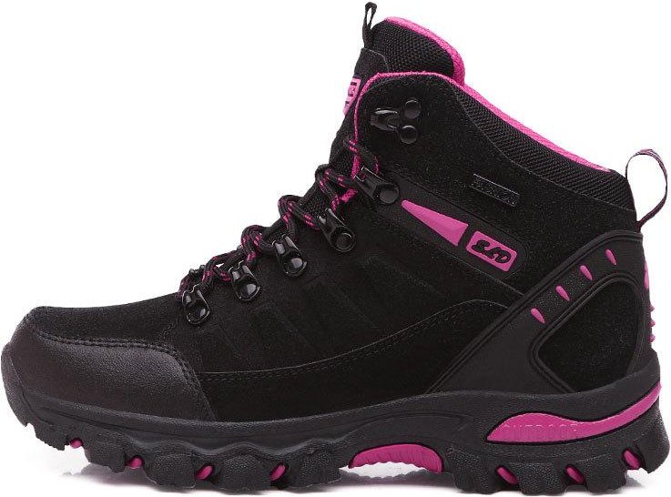 Damskor Vattentäta Vandringsskor Damsnökängor Halkfria Varma Ankelkängor Damsneakers Utomhusarbetsskor 38 black
