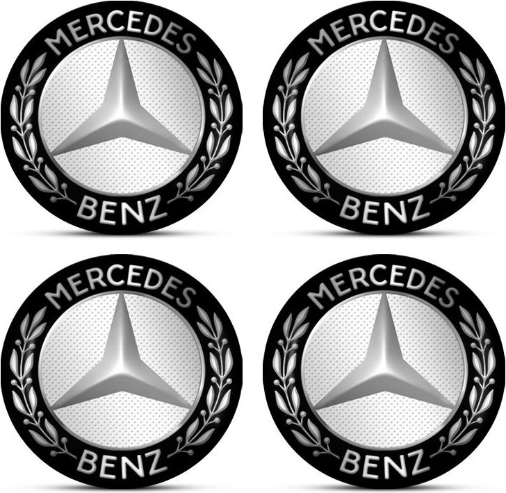 4 st Bilemblem Hjul Fälgar Center Navkapslar Biltillbehör För Mercedes Benz AMG W213 W205 W203 W177 V177 W247 W176 W166 benz black gray