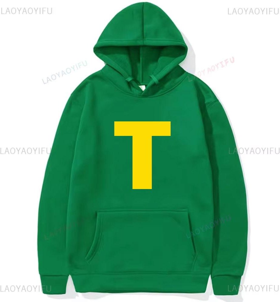 Alvin och gänget Mode Unisex Casual Sportkläder Herrhuvtröja Alvin Chipmunk Halloweenkostym Damtröja Toppar L blue