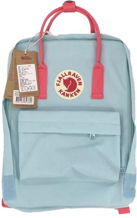 Snygg Fjällräven Arctic Fox Ryggsäck 20L Kapacitet Slitstarkt Polyestermaterial Sky Blue,16L