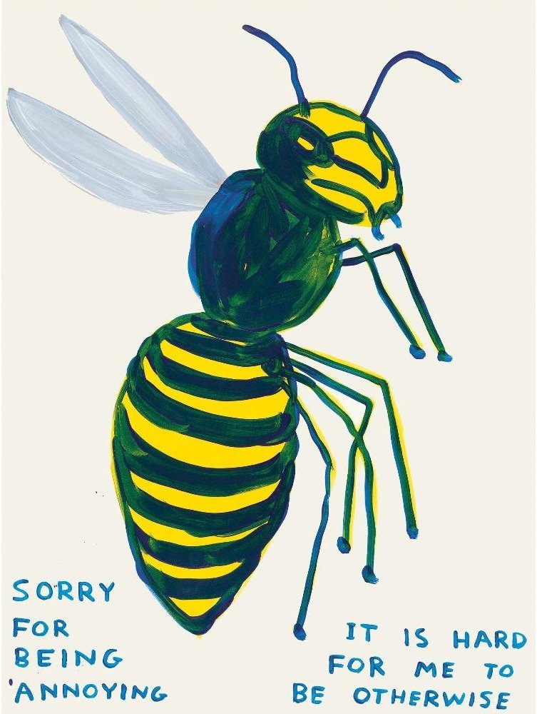 Abstrakta Canvastavlor David Shrigley Groda Giraff Banan Tomat Konstposter Väggkonst Heminredning Vardagsrum Sovrum Dekoration 50X80cm Unframe