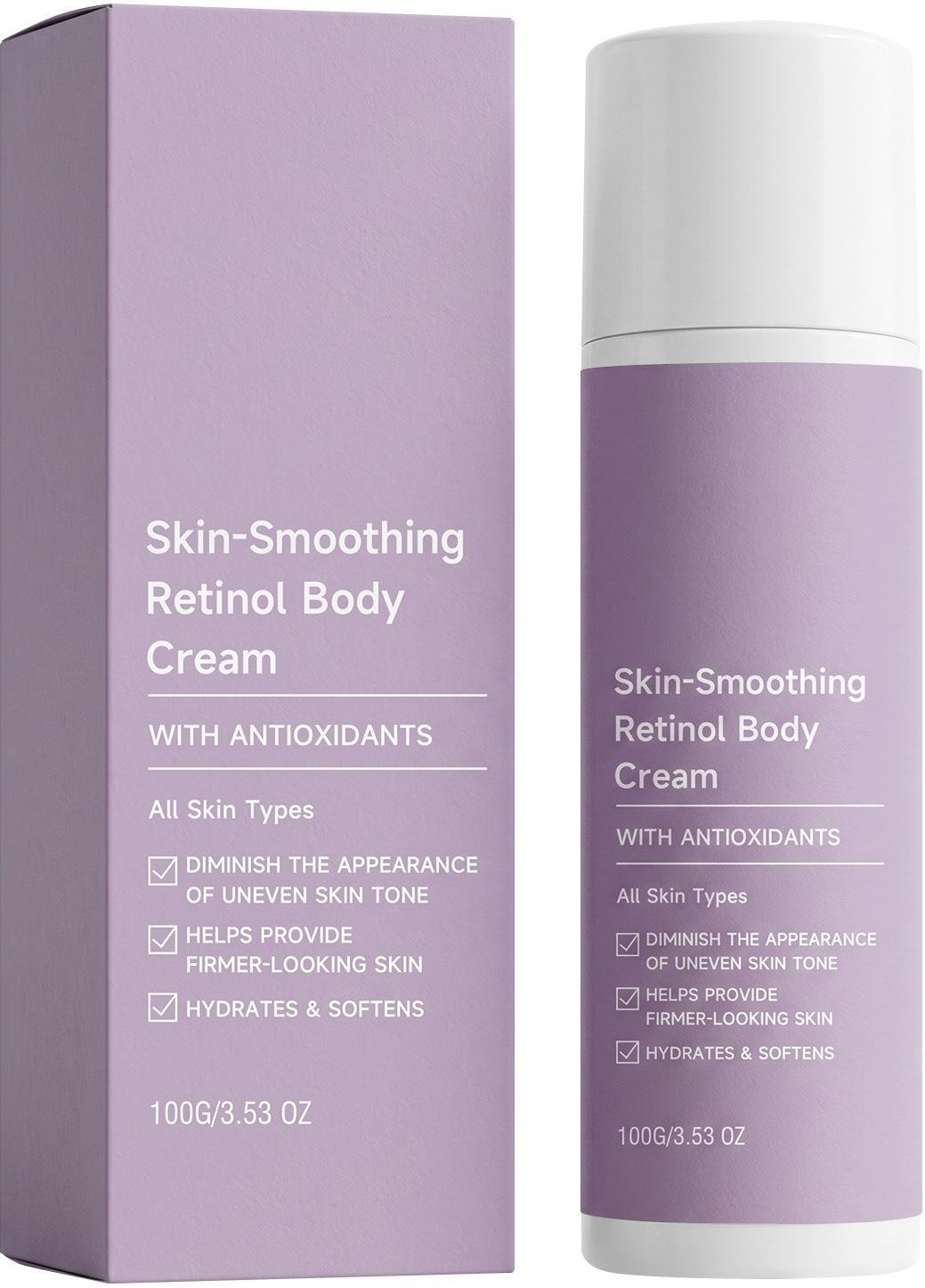 Retinol Kroppslotion återfuktar och reparerar, lätt och kladdfri