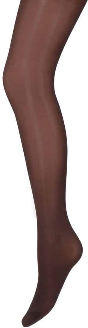 35 denier strumpbyxor med glans – Choklad – L-XL