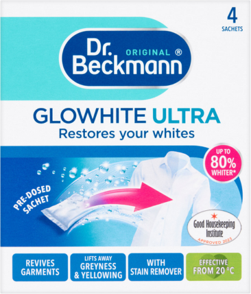 Dr Beckmann Glowhite Ultra-påsar - 4x40g